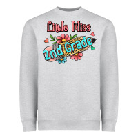 Heather Grey little miss second grade Heavyweight Sweatshirt - Jasminsmagicworld