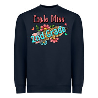 Navy little miss second grade Heavyweight Sweatshirt - Jasminsmagicworld