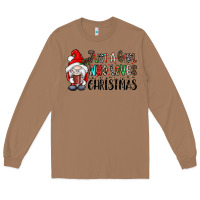Toasted Coconut just a girk who loves christmas Long Sleeve Tee - CowhideDigitalArt