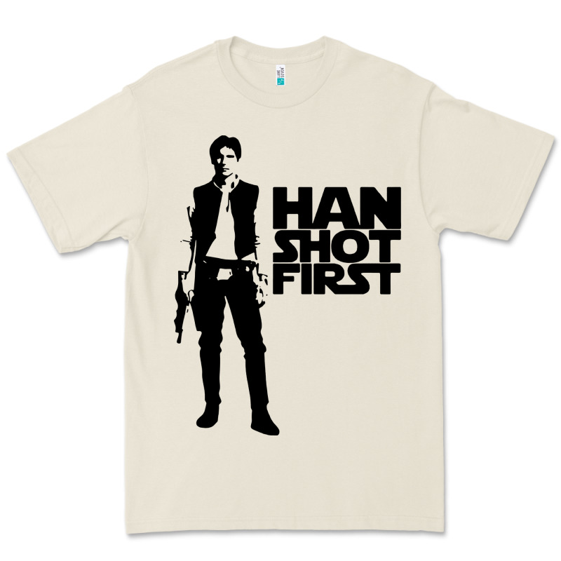 Han Shot First Premium Tee by linhVisuals | Teevron