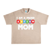 French Oak LIL Autism Mom Urban Heavy Tee - CowhideDigitalArt