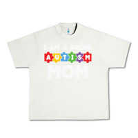 Pistachio LIL Autism Mom Urban Heavy Tee - CowhideDigitalArt