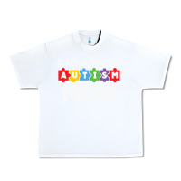 White LIL Autism Mom Urban Heavy Tee - CowhideDigitalArt