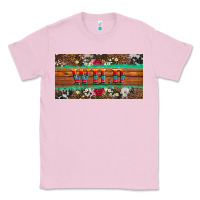 Bubblegum Pink western wild and floral leopard  cowhide licanse plate Classic Tee - Artiststas