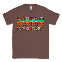 Chestnut western wild and floral leopard  cowhide licanse plate Classic Tee - Artiststas