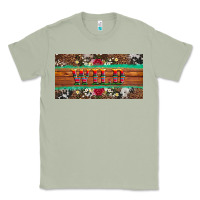 Matcha western wild and floral leopard  cowhide licanse plate Classic Tee - Artiststas