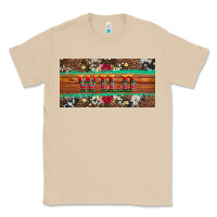 Mushroom western wild and floral leopard  cowhide licanse plate Classic Tee - Artiststas