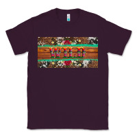 Plum western wild and floral leopard  cowhide licanse plate Classic Tee - Artiststas