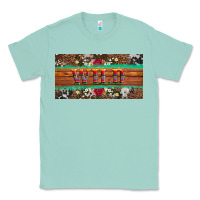 Seafoam western wild and floral leopard  cowhide licanse plate Classic Tee - Artiststas