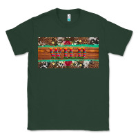 Sports Green western wild and floral leopard  cowhide licanse plate Classic Tee - Artiststas