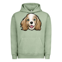 Pigment Oil Green cocker spaniel Urban Hoodie - Jasminsmagicworld