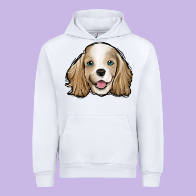 Cocker Spaniel Urban Hoodie Designed By Jasminsmagicworld