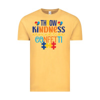 Vintage Mustard Throw kindness around like confetti Vintage Tee - CowhideDigitalArt