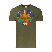 Vintage Olive Throw kindness around like confetti Vintage Tee - CowhideDigitalArt