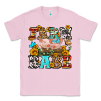 Bubblegum Pink western farm babe Classic Tee - OliviaCreatesArt