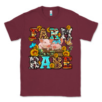Burgundy western farm babe Classic Tee - OliviaCreatesArt
