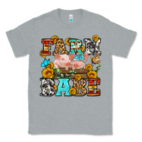 Heather Grey western farm babe Classic Tee - OliviaCreatesArt
