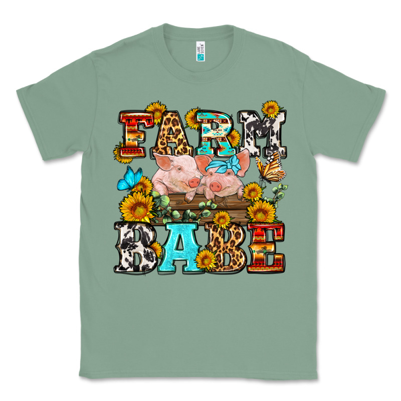 Western Farm Babe Classic Tee by OliviaCreatesArt | Teevron