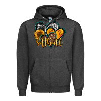 Charcoal Heather softball hearts Zipper Hoodie - Jasminsmagicworld
