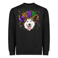 Black mardi gras hat husky Heavyweight Sweatshirt - RanaPortraitStore