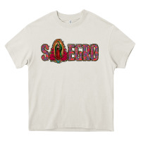 Cream suegro our lady of guadalupe 2 Heavy Core Tee - Jasminsmagicworld