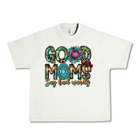 Pistachio Good Moms Say Bad Words Urban Heavy Tee - CowhideDigitalArt