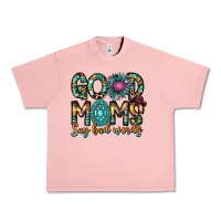Salmon Good Moms Say Bad Words Urban Heavy Tee - CowhideDigitalArt