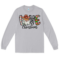 Moon Dust Love Christmas Santa Long Sleeve Tee - CowhideDigitalArt