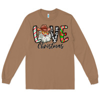 Toasted Coconut Love Christmas Santa Long Sleeve Tee - CowhideDigitalArt