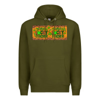 Army Green Western St. Patrick's Day One Lucky Teacher Premium Hoodie - Artiststas
