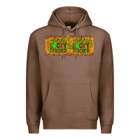 Chestnut Western St. Patrick's Day One Lucky Teacher Premium Hoodie - Artiststas
