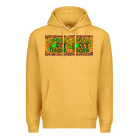 Mustard Western St. Patrick's Day One Lucky Teacher Premium Hoodie - Artiststas