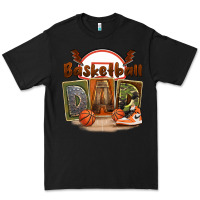 Black basketball dad Premium Tee - FaDigitalArtStudio