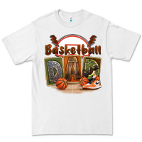 White basketball dad Premium Tee - FaDigitalArtStudio