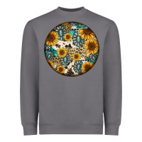 Storm western pattern circle earrings Heavyweight Sweatshirt - Jasminsmagicworld