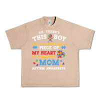 Burro LIL Autism Mom Urban Heavy Tee - CowhideDigitalArt