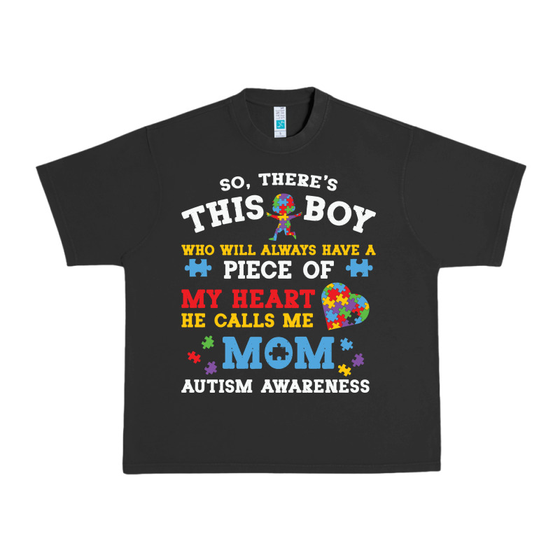 Lil Autism Mom Urban Heavy Tee by CowhideDigitalArt | Teevron