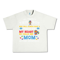 Pistachio LIL Autism Mom Urban Heavy Tee - CowhideDigitalArt