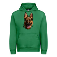 Emerald German Shepherd Urban Hoodie - Jasminsmagicworld