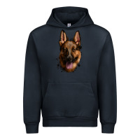 Navy German Shepherd Urban Hoodie - Jasminsmagicworld