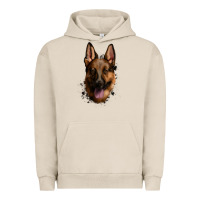 Pigment French Oak German Shepherd Urban Hoodie - Jasminsmagicworld