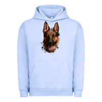Pigment Grape Ice German Shepherd Urban Hoodie - Jasminsmagicworld