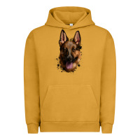 Pigment Peanut Butter German Shepherd Urban Hoodie - Jasminsmagicworld