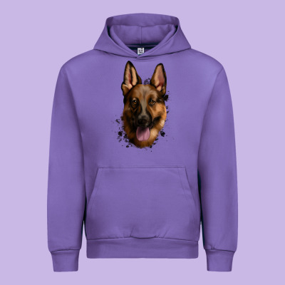 German Shepherd Urban Hoodie Designed By Jasminsmagicworld