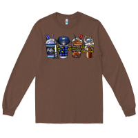 Chestnut Police Coffee Long Sleeve Tee - CowhideDigitalArt