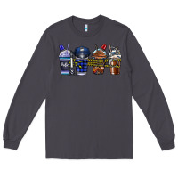 Smoke Police Coffee Long Sleeve Tee - CowhideDigitalArt