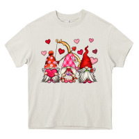 Cream valentine's day gnomes Heavy Core Tee - OliviaCreatesArt