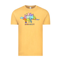 Vintage Mustard Titi Pretty Art Love And Accept Vintage Tee - CowhideDigitalArt