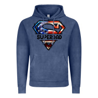 Vintage Denim American Superdad Vintage Hoodie - LillyAllenDesigns