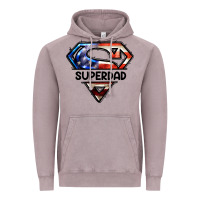 Vintage Zinc American Superdad Vintage Hoodie - LillyAllenDesigns